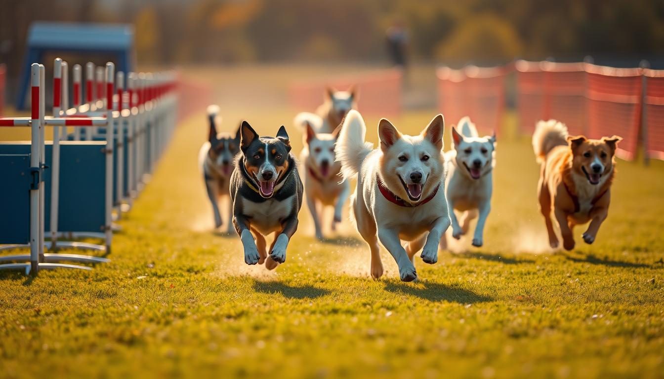 αγώνες flyball σκύλων
