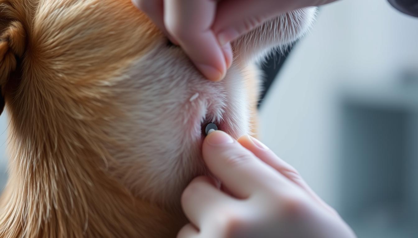 τοποθέτηση microchip σε σκύλο