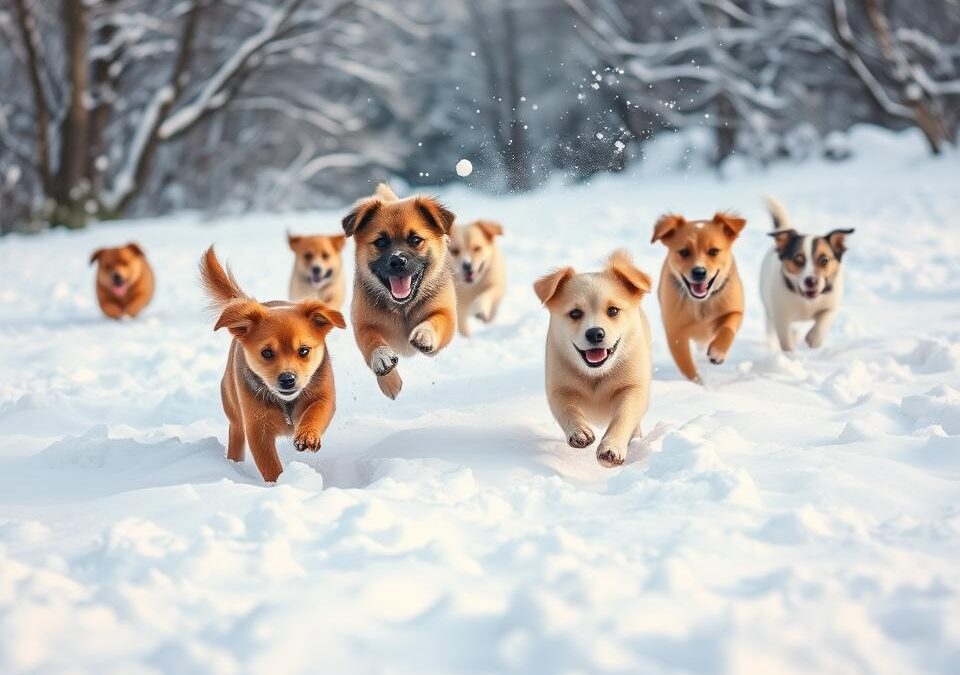 Αγαπημένες χειμερινές δραστηριότητες των σκύλων