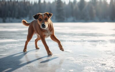 Αντίδραση των σκύλων στον ξαφνικό παγετό