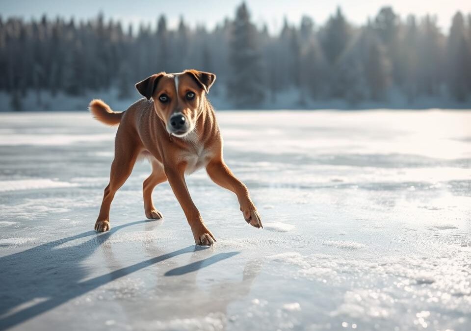 Αντίδραση των σκύλων στον ξαφνικό παγετό