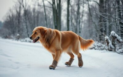 Χειμερινός περίπατος στο χιόνι – πώς να προστατεύσεις τα πόδια του σκύλου;