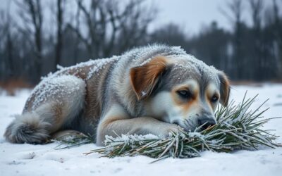 Παγωμένο χορτάρι και σκύλοι – τι μπορεί να προκαλέσει στο στομάχι;
