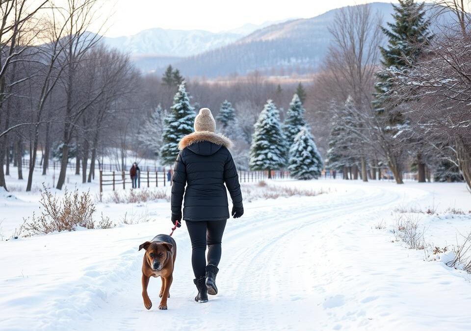Πώς να επιλέξεις τοποθεσία για χειμερινή βόλτα με τον σκύλο;