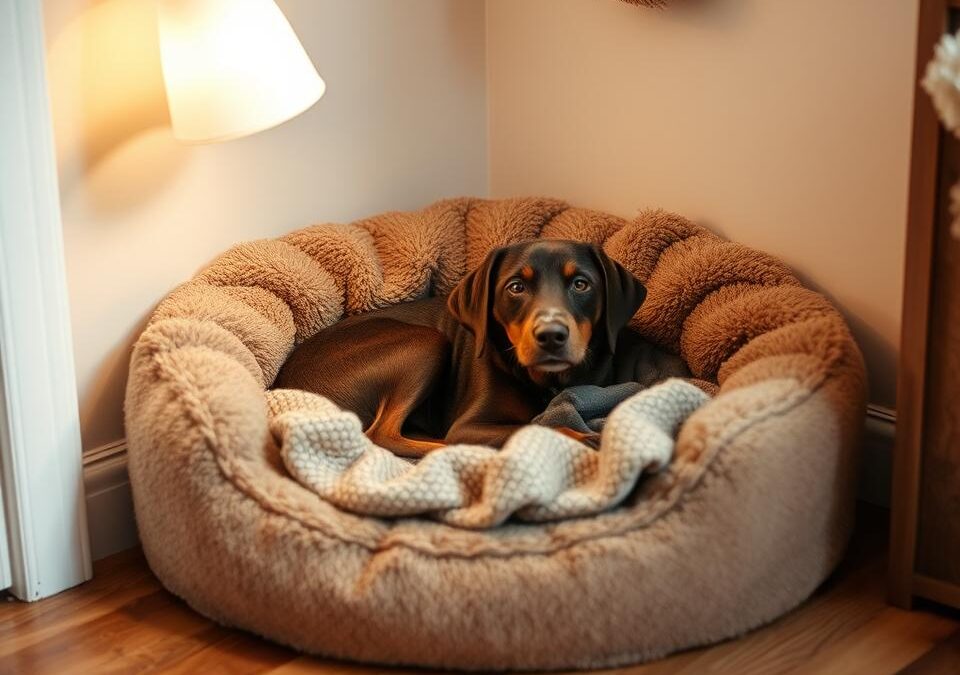 Πώς να δημιουργήσεις ένα ζεστό σημείο ύπνου για τον σκύλο τον χειμώνα;