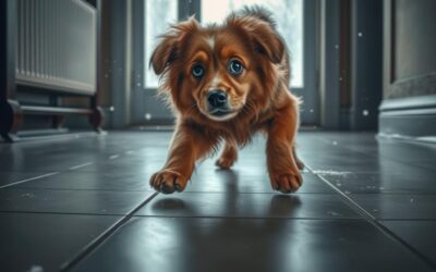 Γιατί ο σκύλος γλιστράει στο πάτωμα το χειμώνα;