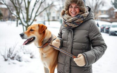 Συμβουλές για να παρακινήσεις τον σκύλο για βόλτα το χειμώνα