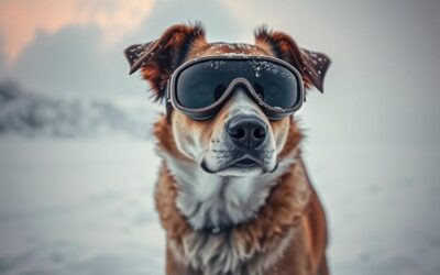 Πώς να προστατέψεις τα μάτια του σκύλου σου σε χιονοθύελλα;