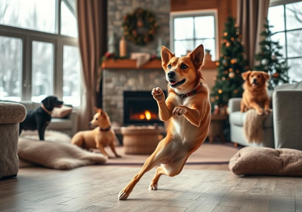 Ασκήσεις στο σπίτι για σκύλους τις κρύες μέρες