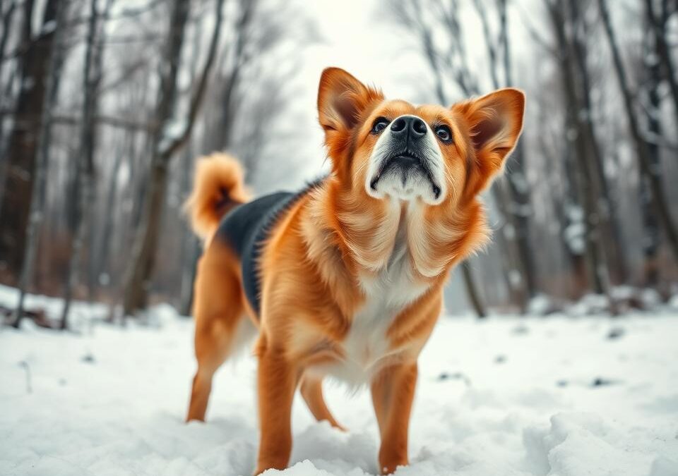 Πώς αντιδρά ο σκύλος στο πρώτο χιόνι;