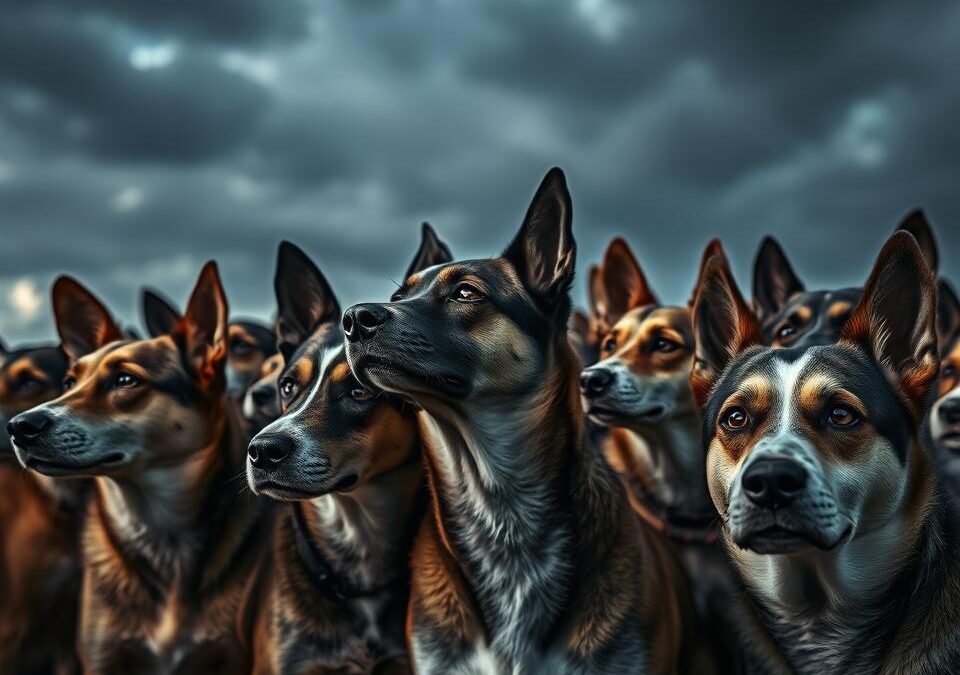 Ανήσυχη συμπεριφορά σκύλων κατά τη διάρκεια ψυχρού μετώπου