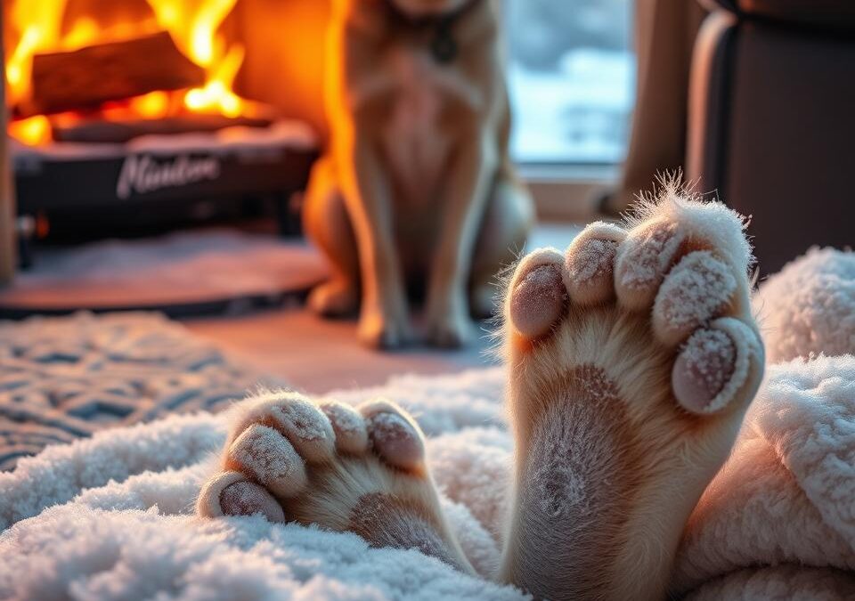 Οι καλύτερες λύσεις για ζέσταμα των πατουσών του σκύλου τον χειμώνα