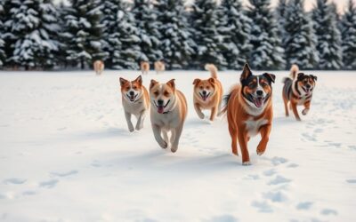Γιατί οι σκύλοι λατρεύουν να τρέχουν στο χιόνι;